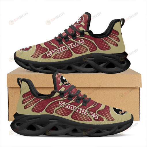 Florida State Seminoles Logo Unique Pattern 3D Max Soul Sneaker Shoes