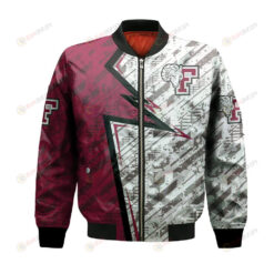 Fordham Rams Bomber Jacket 3D Printed Abstract Pattern Sport