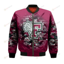 Fordham Rams Bomber Jacket 3D Printed Camouflage Vintage