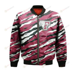 Fordham Rams Bomber Jacket 3D Printed Sport Style Team Logo Pattern