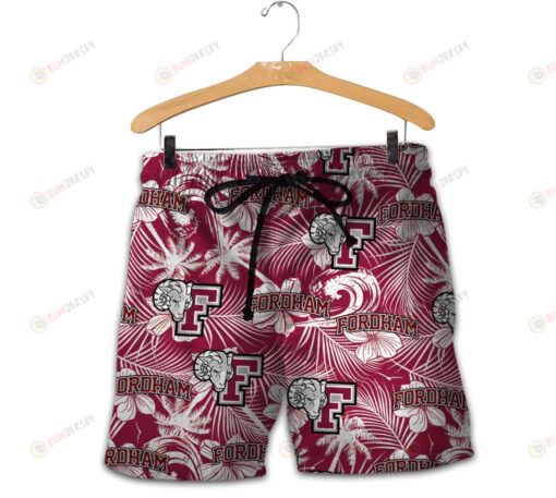 Fordham Rams Men Shorts Tropical Seamless