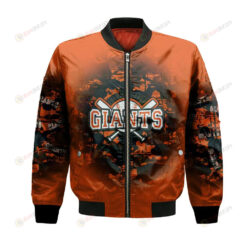 Fort McMurray Giants Bomber Jacket 3D Printed Camouflage Vintage