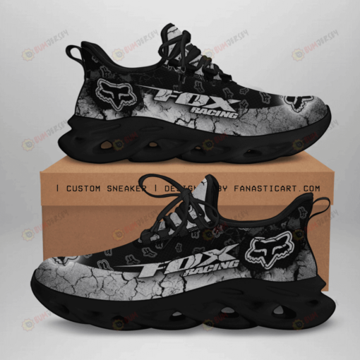 Fox Racing Logo Broken Pattern 3D Max Soul Sneaker Shoes