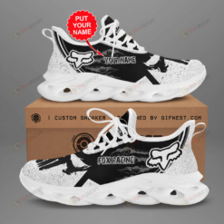 Fox Racing Logo Claws Pattern Custom Name 3D Max Soul Sneaker Shoes