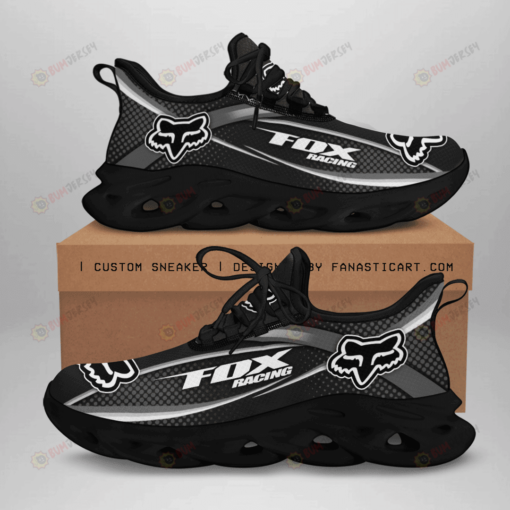 Fox Racing Logo Curve Line Pattern 3D Max Soul Sneaker Shoes