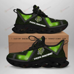 Fox Racing Logo Green Pattern 3D Max Soul Sneaker Shoes