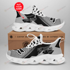 Fox Racing Shadow Logo Stripe Pattern Custom Name 3D Max Soul Sneaker Shoes