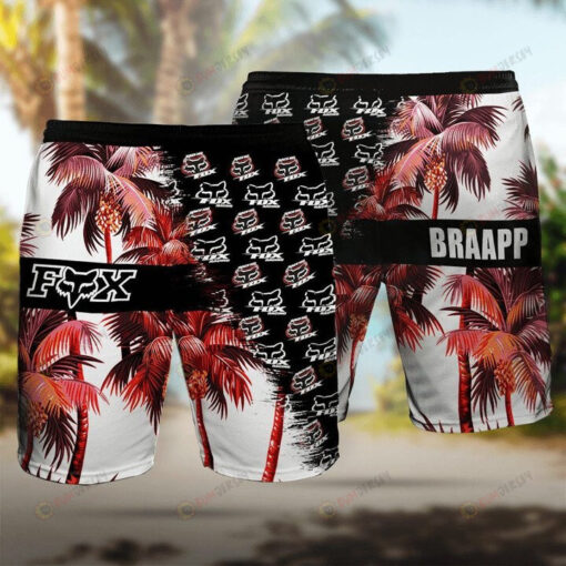 Fox Racing Sports Hawaiian Shorts Summer Shorts Men Shorts - Print Shorts