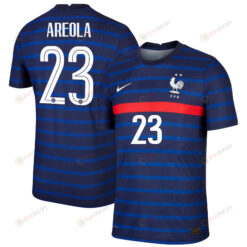 France National Team 2022 Qatar World Cup Alphonse Areola 23 Black Home Men Jersey