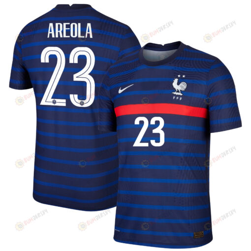 France National Team 2022 Qatar World Cup Alphonse Areola 23 Black Home Men Jersey