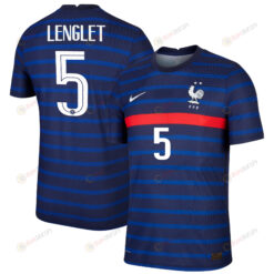 France National Team 2022 Qatar World Cup Clement Lenglet 5 Black Home Men Jersey