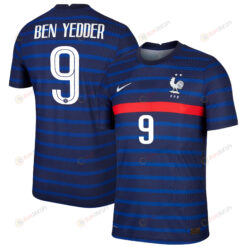 France National Team 2022 Qatar World Cup Wissam Ben Yedder 9 Black Home Men Jersey