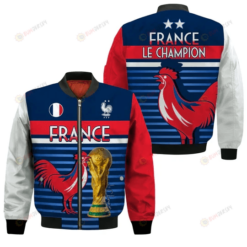 France The Blues Bomber Jacket Les Bleus Le Champions 2022 World Cup