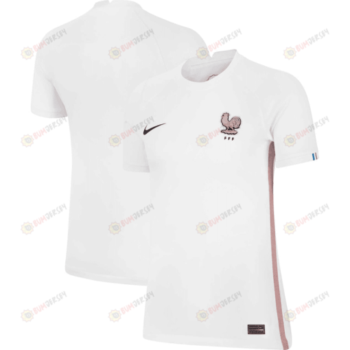 France Women National Team 2022/23 Away Blank Jersey - White