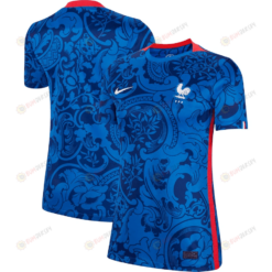 France Women National Team 2022/23 Home Blank Jersey - Blue