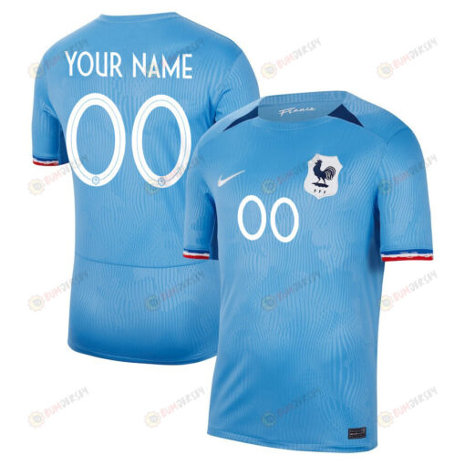 France Women's National Team 2023-24 Custom 00 Home Men Jersey