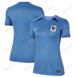 France Women's National Team Women 2023/24 Home Stadium Jersey - Blue