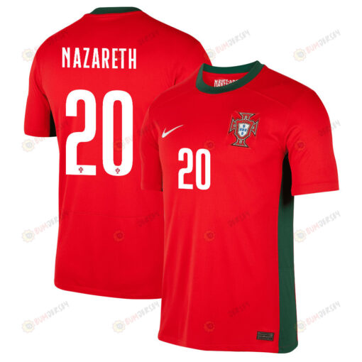 Francisca Nazareth 20 Portugal Women's National Team 2023-24 World Cup Home Men Jersey