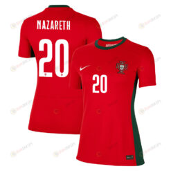 Francisca Nazareth 20 Portugal Women's National Team 2023-24 World Cup Home Women Jersey