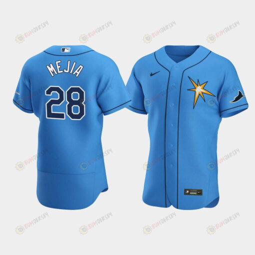 Francisco Mejia 28 Tampa Bay Rays Light Blue Alternate Jersey Jersey