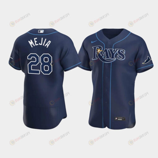 Francisco Mejia 28 Tampa Bay Rays Navy Alternate Jersey Jersey