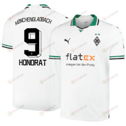 Franck Honorat 9 Borussia M?nchengladbach 2023-24 Home Men Jersey - White