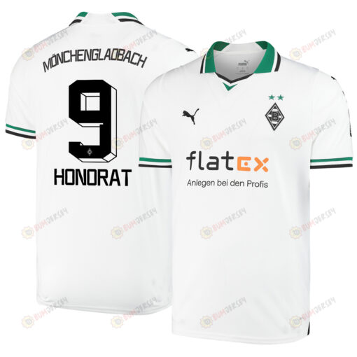 Franck Honorat 9 Borussia M?nchengladbach 2023-24 Home Men Jersey - White