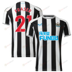 Fraser 21 Newcastle United Men 2022/23 Home Jersey - Black White