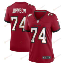 Fred Johnson Tampa Bay Buccaneers Women's Game Player Jersey - Red