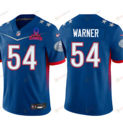 Fred Warner 54 49Ers Pro Bowl 2023 Patch Men Jersey - Blue