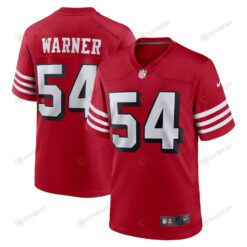 Fred Warner 54 San Francisco 49ers Alternate Player Game Jersey - Scarlet