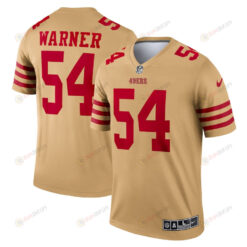 Fred Warner 54 San Francisco 49ers Inverted Legend Jersey - Gold