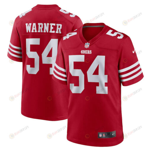 Fred Warner 54 San Francisco 49ers Player Game Jersey - Scarlet