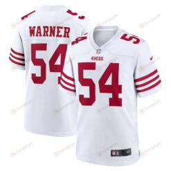 Fred Warner 54 San Francisco 49ers Player Game Jersey - White