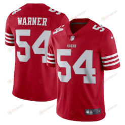 Fred Warner 54 San Francisco 49ers Vapor Limited Jersey - Scarlet