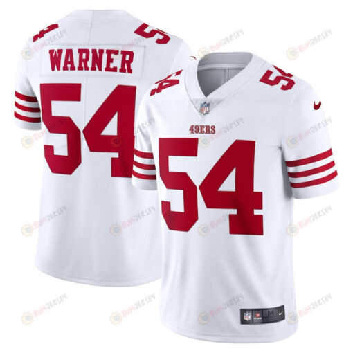 Fred Warner 54 San Francisco 49ers Vapor Limited Jersey - White