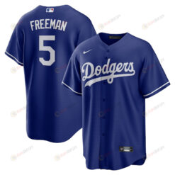 Freddie Freeman 5 Los Angeles Dodgers Alternate Men Jersey - Navy