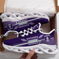 Fremantle Dockers Logo Custom Name Pattern 3D Max Soul Sneaker Shoes