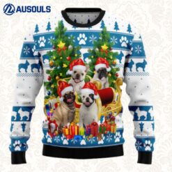 French Bulldog Greeting Ugly Sweaters For Men Women Unisex