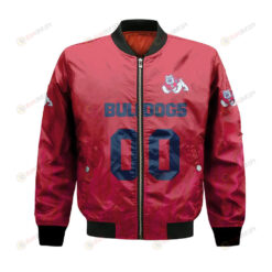 Fresno State Bulldogs Bomber Jacket 3D Printed Team Logo Custom Text And Number