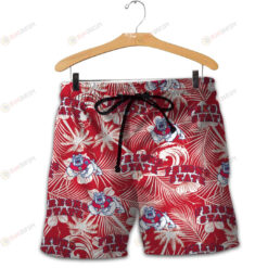 Fresno State Bulldogs Men Shorts Tropical Seamless