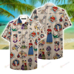 Frida Kahlo Mexican Painter Aloha Hawaiian Shirt