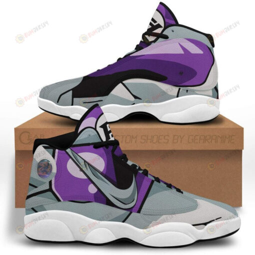 Frieza Dragon Ball Anime Air Jordan 13 Shoes Sneakers In Purple