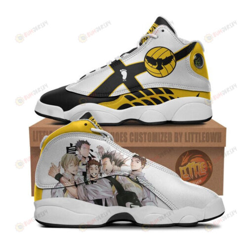 Fukurodani Academy Shoes Haikyuu Anime Air Jordan 13 Shoes Sneakers