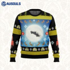 Full Moon Odd Taxi Ugly Sweaters For Men Women Unisex