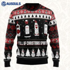 Full Of Christmas Spirits Ugly Sweaters For Men Women Unisex