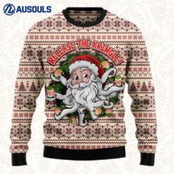 Funny Santa Claus Release The Kringle Ugly Sweaters For Men Women Unisex