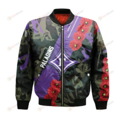 Furman Paladins Bomber Jacket 3D Printed Sport Style Keep Go on