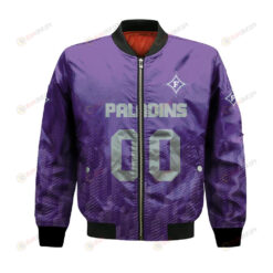 Furman Paladins Bomber Jacket 3D Printed Team Logo Custom Text And Number