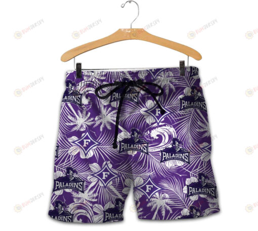 Furman Paladins Men Shorts Tropical Seamless